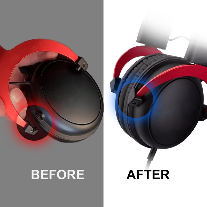 Klowcok Bracket Swivels for HyperX Cloud II/Cloud X Wired Headsets