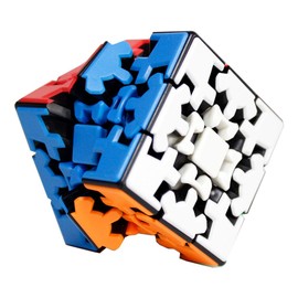 FunnyGoo YuMo Gear Cube 3 x 3 Puzzle Cube 3D Puzzle 3 x 3 x 3 Cube Smooth Puzzle Smooth Cube Twist Puzzle Cube Multi Colour