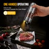 [Upgraded 66g Large Capacity] Electric Salt and Pepper Grinder Set