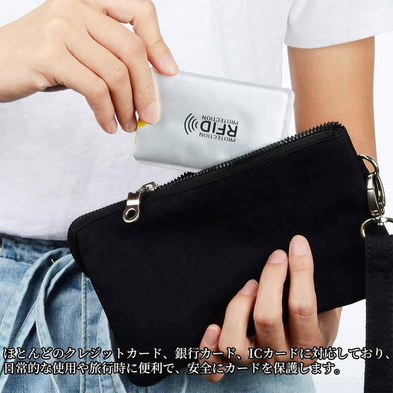 BLOOPIC IC Card Anti-Skimming Case Magnetic Shield Anti-Magnetic Card Case