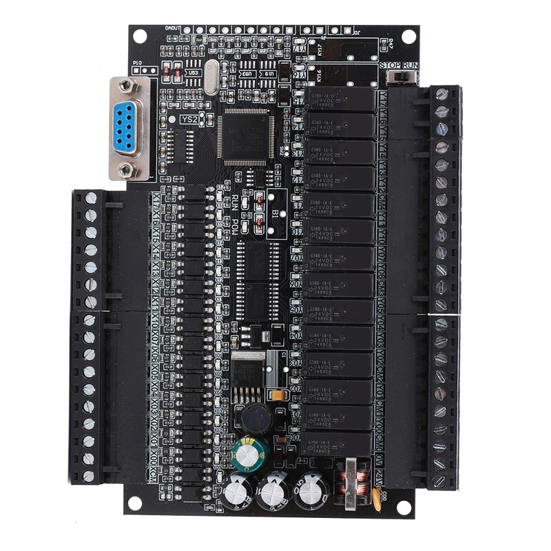 Industrial Control Board PLC Programmable Logic Controller Supports 485 CAN