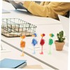 Operitacx 4pcs Ostrich Ballpoint Pens Lightweight Fun Design for School
