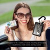 2-Piece Photocard Holder Keychain with Heart-Shaped - Clear Protective Sleeves