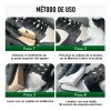 Kit De Limpieza De Tenis Limpiador Espuma 4 Piezas Blue