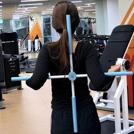 Back straightening cross stretching stick back stretching device / 등펴기 십자 스트레칭봉 등스레칭기구