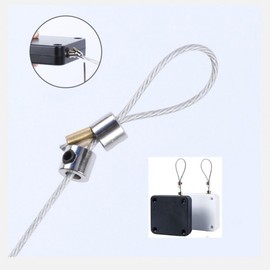 No-Drill Wire Door Closer (Screws Included) New Model 1200g New Model Black 1200g