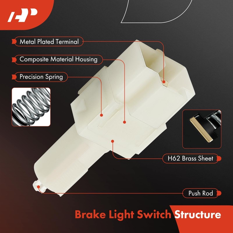 A-Premium Brake Light Switch Lamp Compatible with Saturn Vue 2008