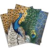 Colored Paper Cocktail Napkins, 20 Count Shabby Chic Napkins for