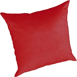 D&D Futon Furniture. Heavy Duty Magnum Suede Euro Sham Pillow Case Protector 26 x 26 (26 x 26, Red)