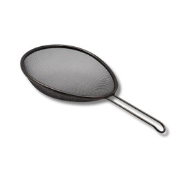 Kevnhaun KDS9196 Stainless Steel Colander, Medium, Width 7.5 inches (19 cm), Dishwasher Safe, Handle, Hanging Storage, Strainer, Ramen, PVD Coating, Black