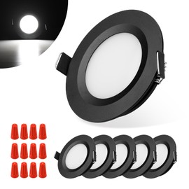 ULITECO RV Puck Light, LED Recessed Ceiling Light, 12V RV Lighting Interior, Ultra-Thin Camper Lighting Fixtures, High Brightness for RV Motorhome Boat