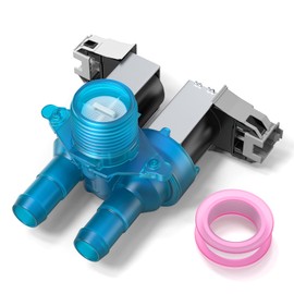 LUBIYACK W10212596 Washer Water Inlet Valve Assembly Compatible with Whirlpool Maytag Amana Washer W10212596 Cold Water Inlet Valve, Replaces AP6017174 PS11750469 1551647 EAP11750469