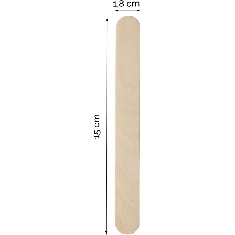 Saraoriginalshop Wax Sticks 50 Wax Sticks 15 cm Hair Removal