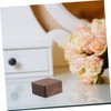 TOVINANNA Wood Cufflinks Box for Men Elegant Jewelry Organizer Travel