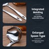 2pcs Small Sauce Ladle, Gravy Ladle with Pour Spout Stainless