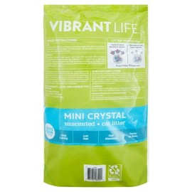 Mini Crystal Unscented Cat Litter, 4 Lb - Simply Fill Your Empty Litter Box with These Mini Crystals, Just As You Would Use Normal Litter, Long-Lasting and Fast-Absorbing Formula