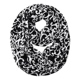 FAIRYGATE Snood Scarf Infinity Scarf Women Lady Soft Circle Loop Scarfs Neck Wrap O Ring Ladies Scarves Lightweight Clearance 03005