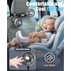 USB Car Fan for Backseat: Dual Rear Seat Fans for