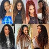 Mscat 8 Packs 10 Inch Goddess Locs Crochet Hair Short