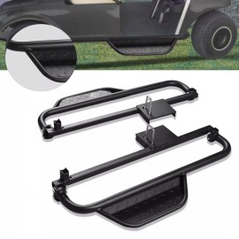No brand Steel Black Powder Coated Nerf Bars Running Boards Fit For Club Car DS 1982-UP