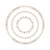 Spellbinders Christmas Essential Circles Glimmer Hot Foil Plate, Metal