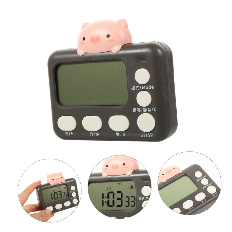 Alipis Portable Digital Kitchen Timer Magnetic Timer for Cooking Exam