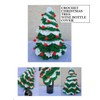 Crochet Christmas Tree Wine Bottle Cover Pattern (4 page pattern)