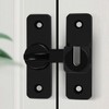 Youngdal Hardware Sliding Door Latch Lock C2(Black)