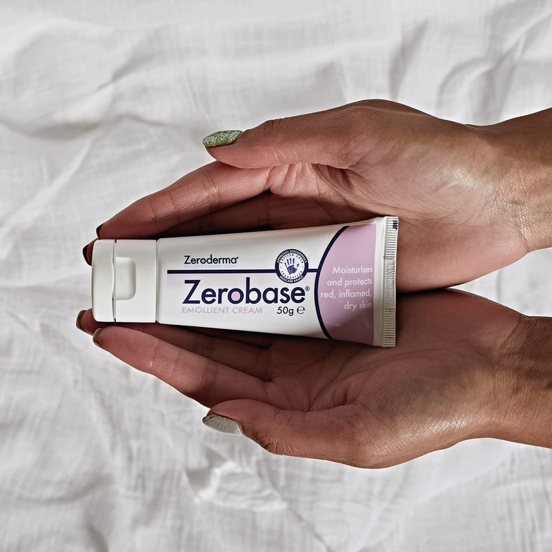Zeroderma Zerobase Emollient Cream 50g, Softens Moisturises And Protects Dry