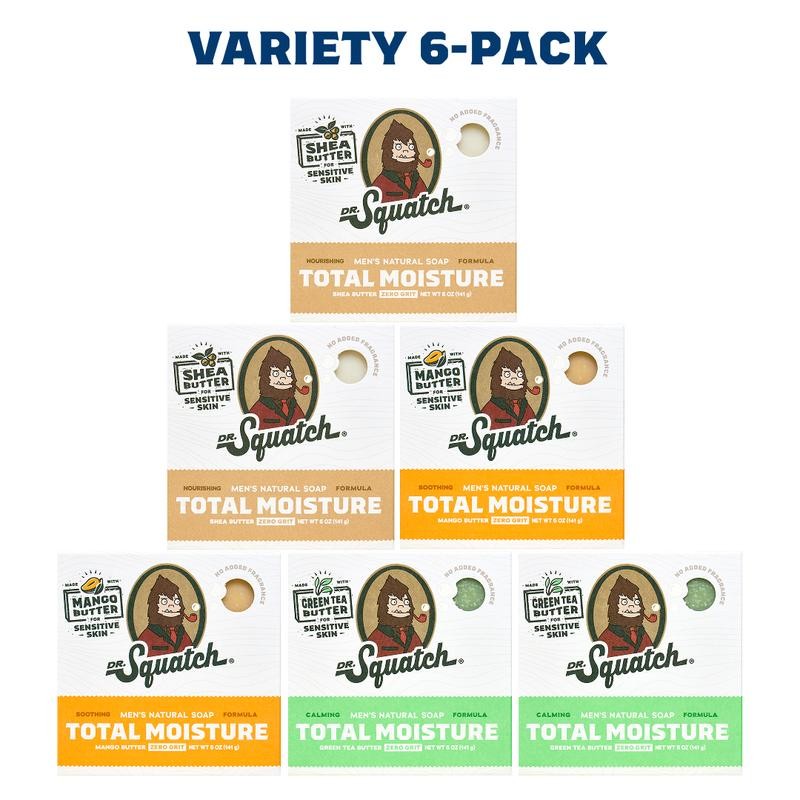 6-Pack Total Moisture Bar Soap (w/ FREE Gift!):_Shea Butter