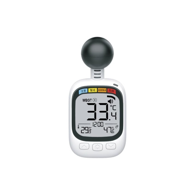 Black Ball Type Heatstroke Index Meter, WBGT Measuring Instrument, Temperature,