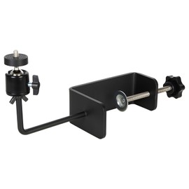 Aiuieaa Clamp Mount with Mini Ball Head Mount, 1/4 Screw Mount Adapter for Tree, Compatible with Most Cameras for Wildlife Monitoring and Tree Mounting Outdoor