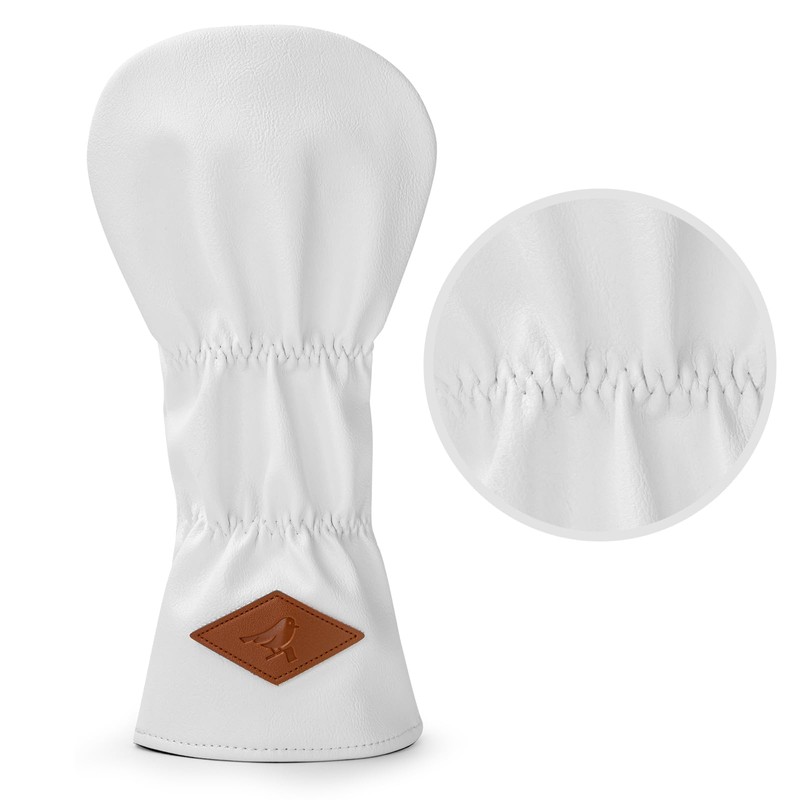 Golf Club Headcover Premium Embroidered PU Leather Birdie Birds Goblet