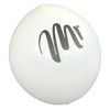 6 Pcs Balloons 36in MR MRS Letters Printed White Giant