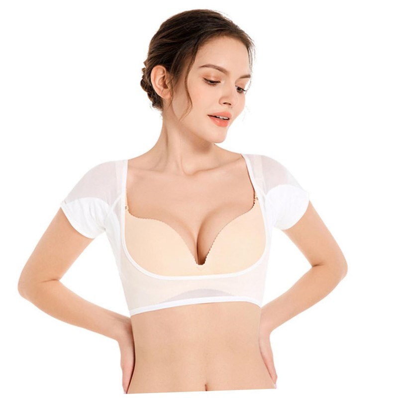 KOMBIUDA Sweat-proof Comfortable Underarm Vest 3pcs Pack Breathable Washable for