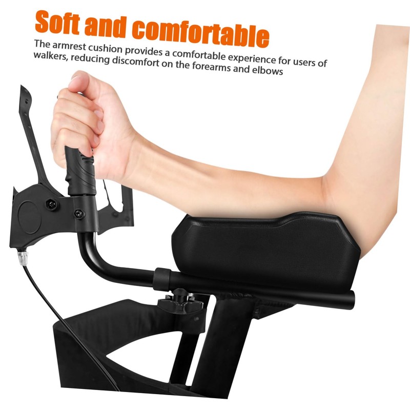 KOMBIUDA Senior Walker Armrest Pad Soft Sturdy Elbow Support for