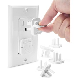 Protectores de Enchufe 30+30 PCS - Cubiertas de Salida de Plástico Seguro,Protector de Enchufes y Contactos para Bebe-Niños,Manga de Enchufe,Accesorios para Bebe,Artículos para Bebe