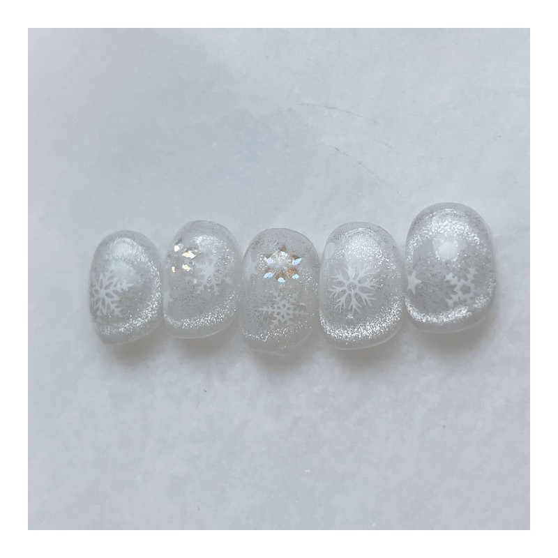 [x-mas collection 3] White Fog ✿*ﾟ - Short Oval /