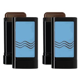 2 PCS Instant Hair Color Stick with Built-In Comb, Portable Hair Dye Comb, Hair Colour Stick, with Built-In Comb, Hair Colour Sticks for Coverage, Travel-Friendly, Black