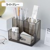 Plus Nao Pen Holder, Acrylic, Transparent, Clear Pen Stand, Pencil