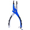 Aluminum Die Casting Fishing Cutting Pliers Non-slip Fishing Clamp Rubber