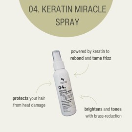 GF Treatments 04. Keratin Miracle Spray | Heat Protectant-Toner-Style Control- Smoothening