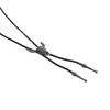 Bolo Tie Bull Skull Silver Necklace Pendant Bootlace Shoestring Necktie