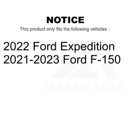 Rear Ceramic Disc Brake Pads NWF-PRC2383 Replacement For Ford Lincoln F-150 Bronco Navigator Expedition Lightning