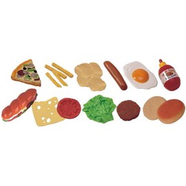 Miniland 30585 - Fast-Food 19 Teile/Tüte