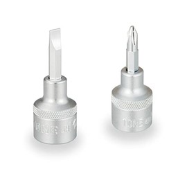 TONE Driver Bit Socket 4H-M2 Drive Angle 1/2" (-) 0.8 x 6.0