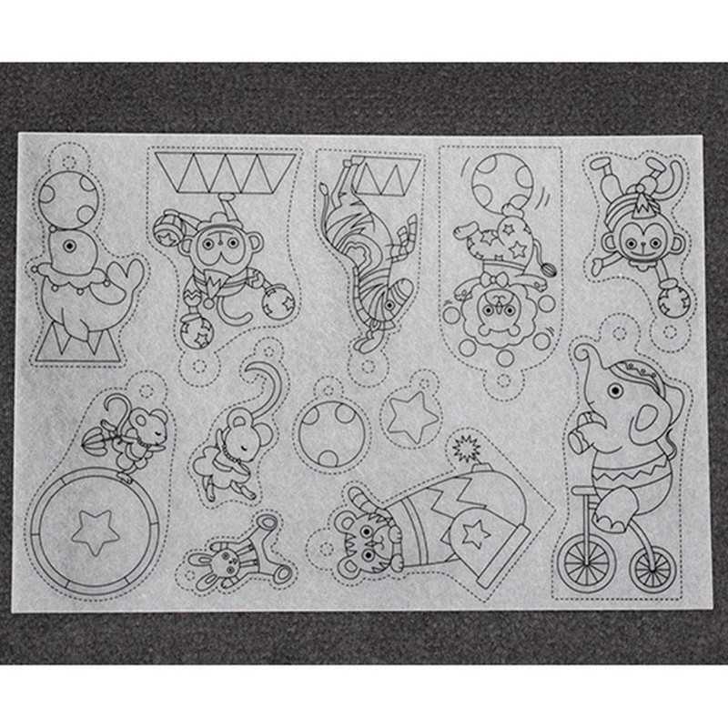 ANCLLO 8 Pieces Plastic Shrink Wrap for Creative Shrink Wrap