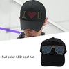 Dpofirs LED Hats, LED Display Screen Smart Hat, Editable Cool