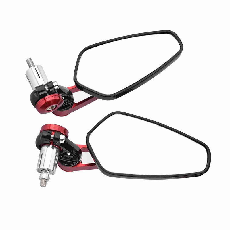 Elegant Rearview Mirrors and Motorcycles, Adjustable Optical Glass Mirrors to