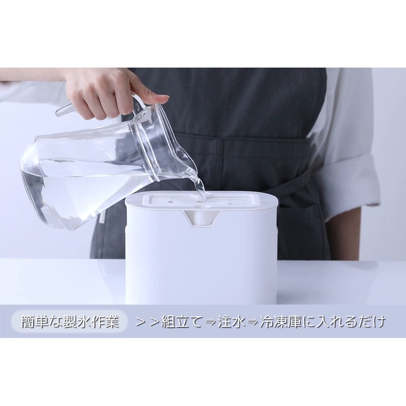 Clear ice ice maker ice drops round 60mm 1 piece